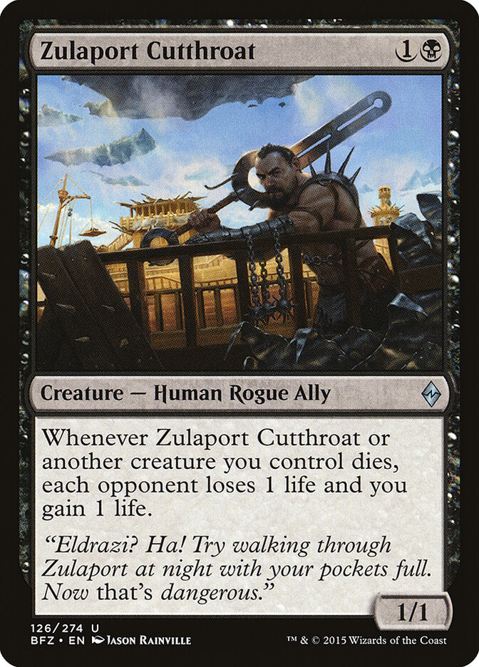 Zulaport Cutthroat bfz 126