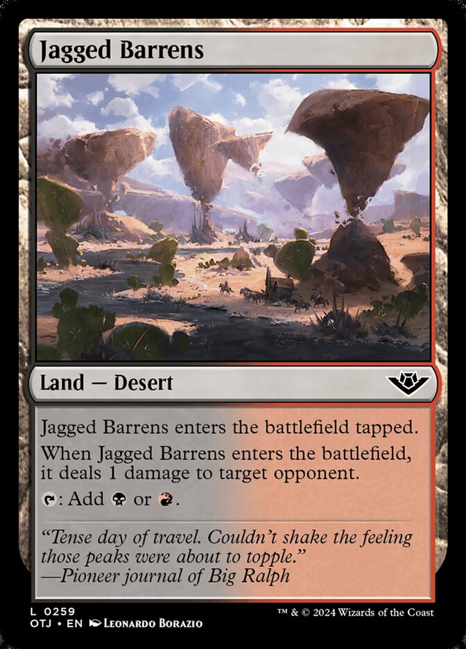 Jagged Barrens otj 259