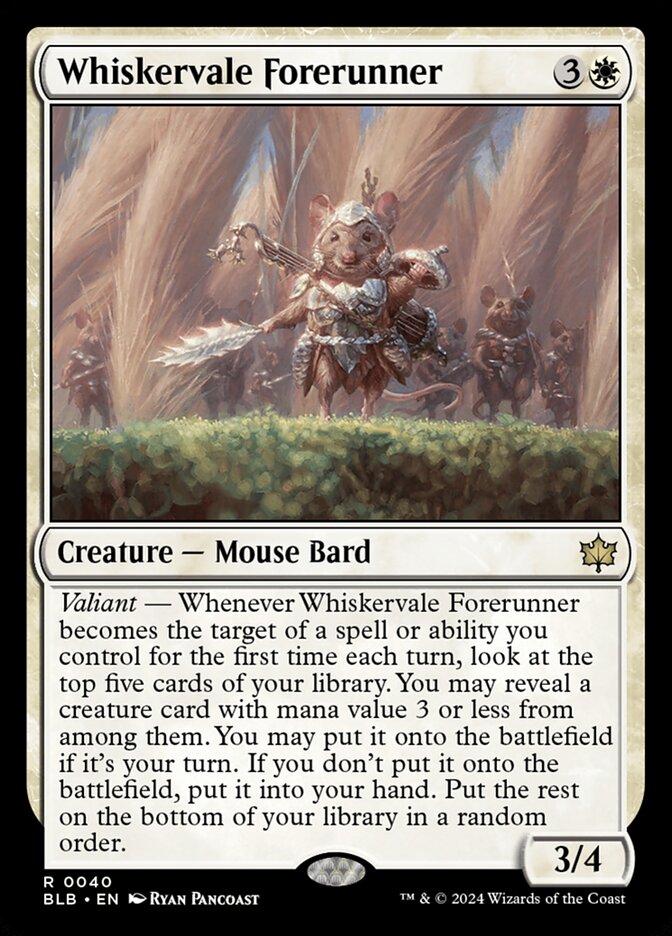 Whiskervale Forerunner blb 40