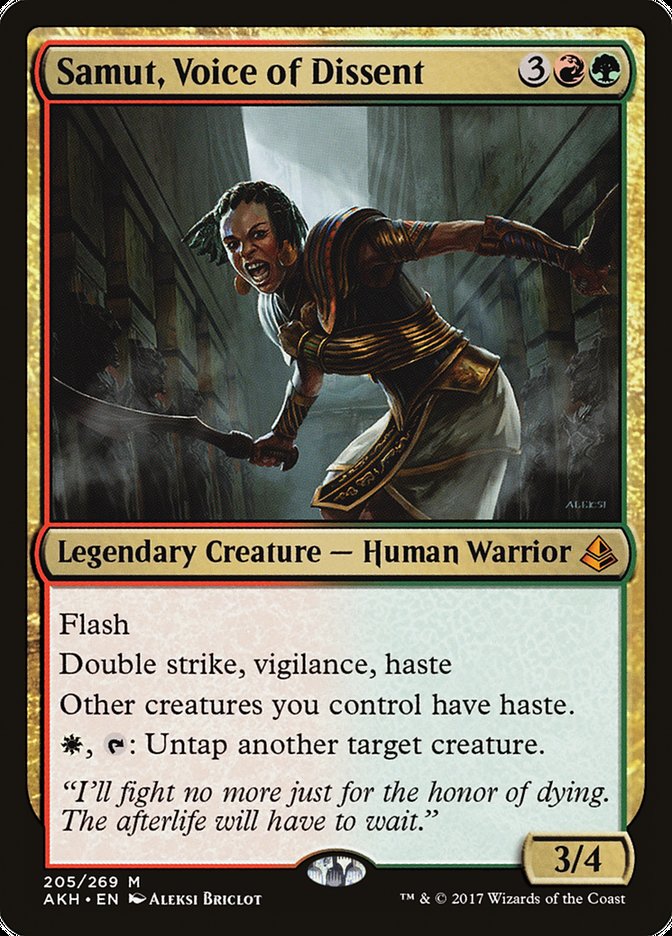 Samut, Voice of Dissent akh 205