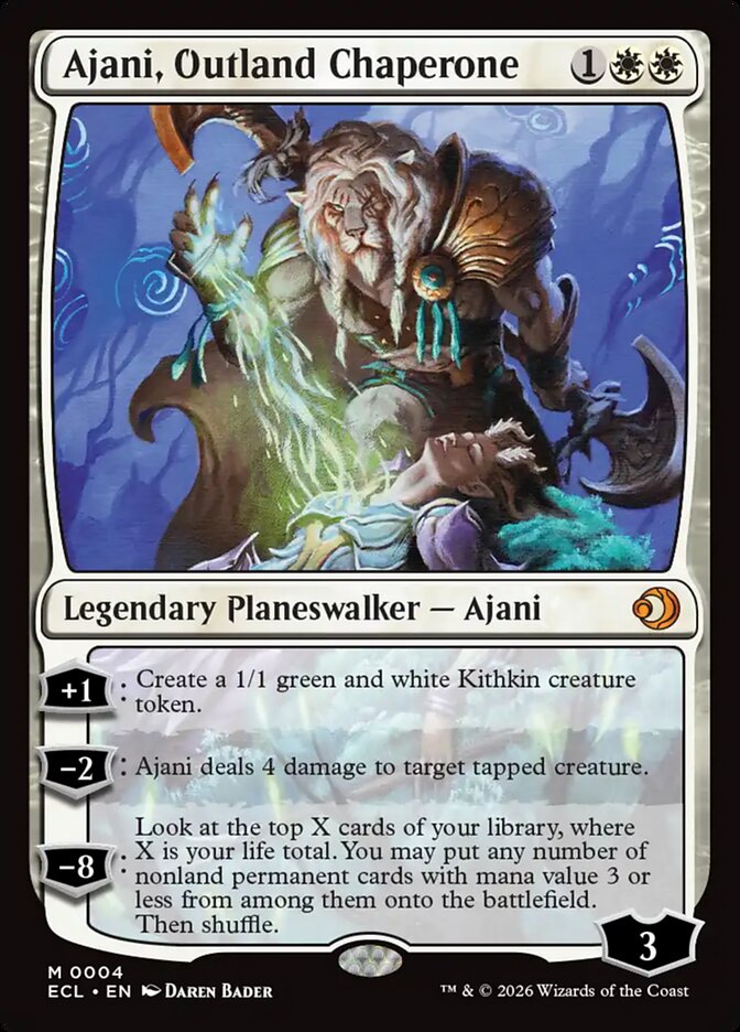 Ajani, Outland Chaperone ecl 4