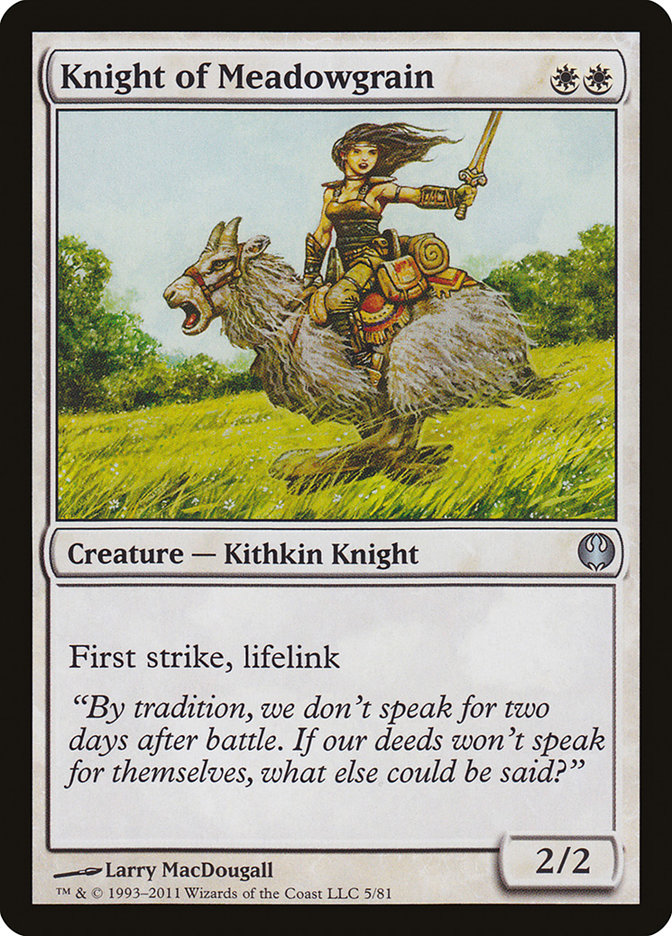 Knight of Meadowgrain ddg 5