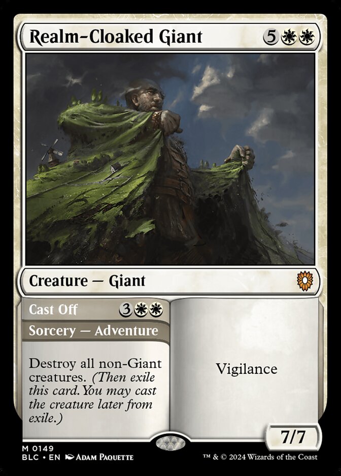 Realm-Cloaked Giant // Cast Off blc 149