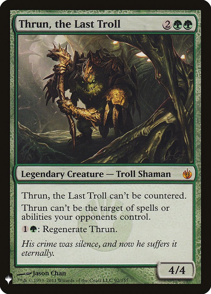 Thrun, the Last Troll Moon MTG Thrun, the Last Troll Moon MTG