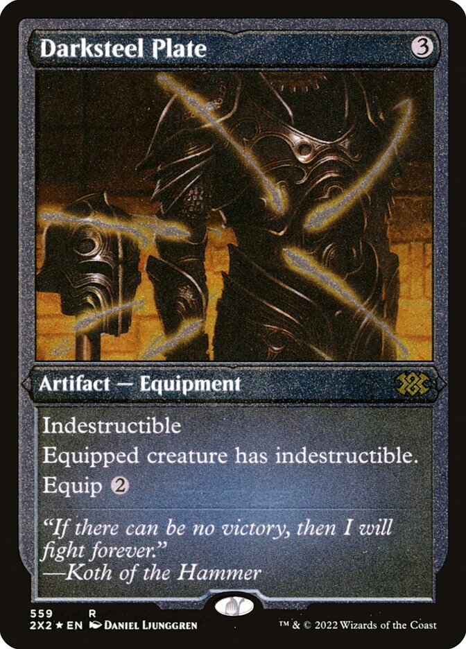 Darksteel Plate 2x2 559