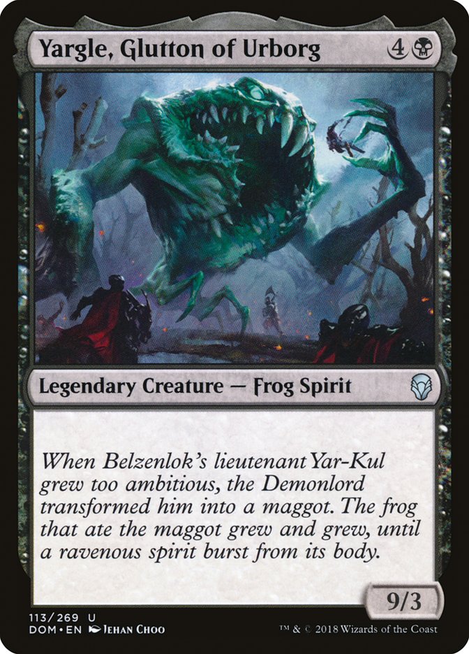 Yargle, Glutton of Urborg dom 113