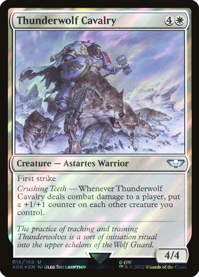 Thunderwolf Cavalry 40k 16★