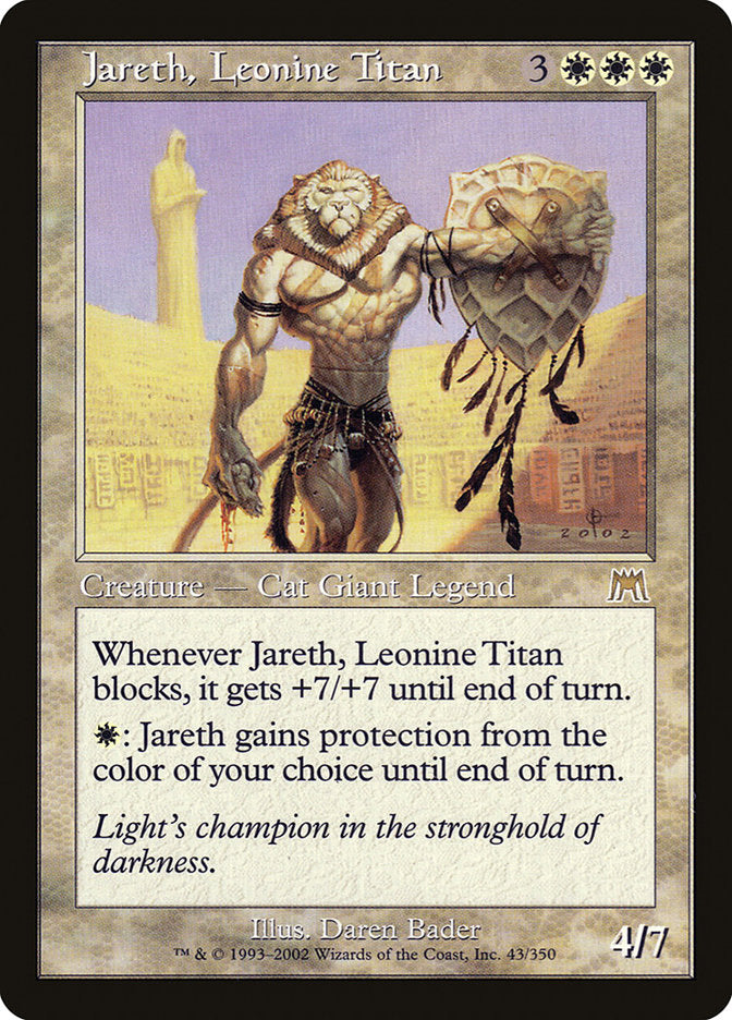 Jareth, Leonine Titan ons 43