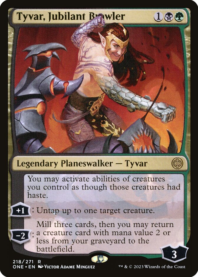 Tyvar, Jubilant Brawler one 218