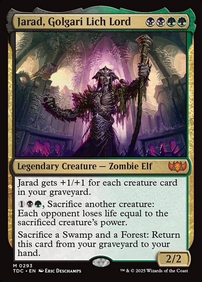 Jarad, Golgari Lich Lord tdc 293