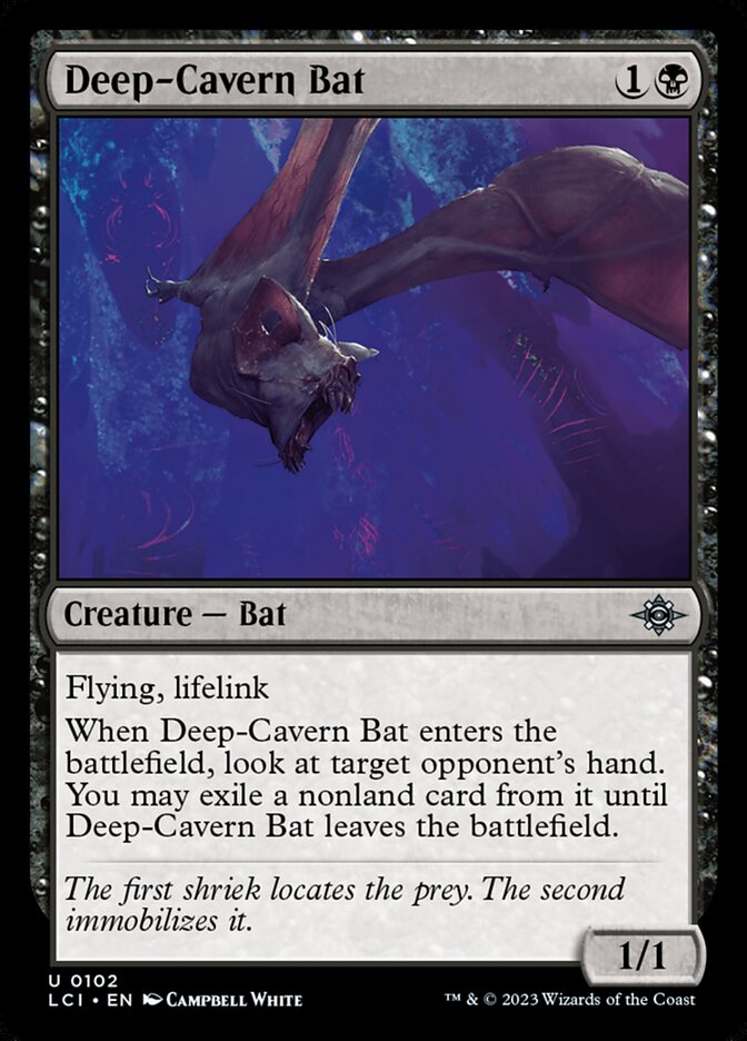 Deep-Cavern Bat lci 102