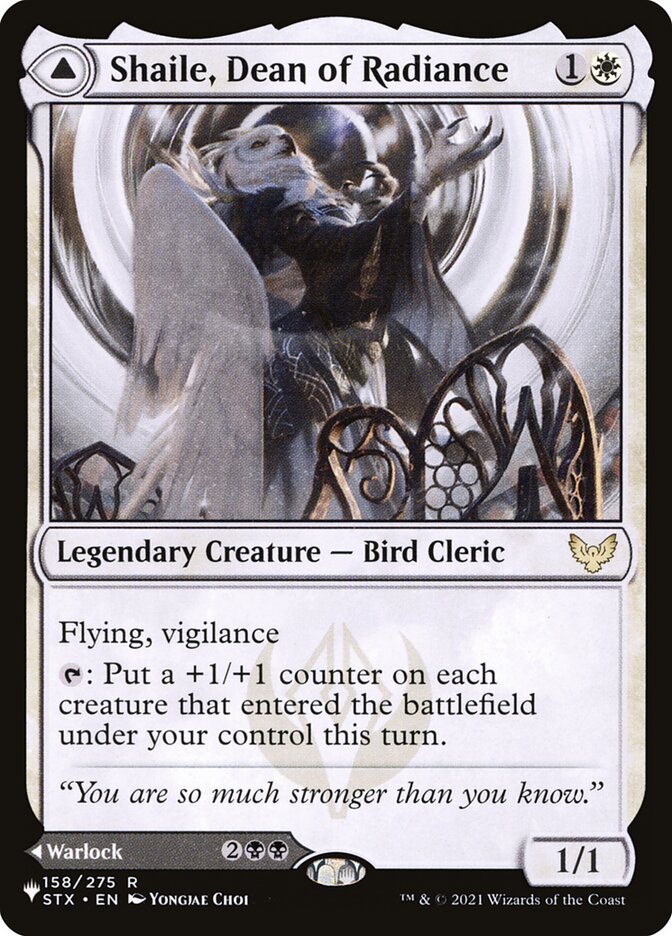 Shaile, Dean of Radiance // Embrose, Dean of Shadow plst STX-158