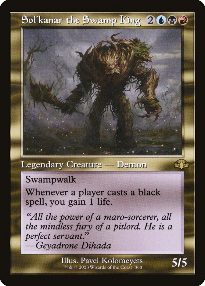 Sol'kanar the Swamp King dmr 368