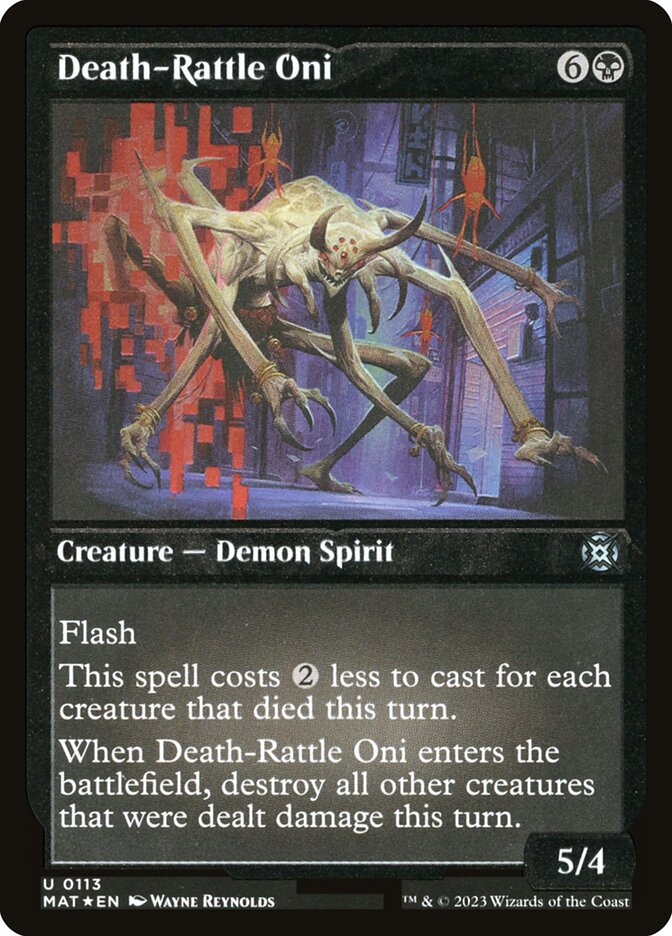 Death-Rattle Oni mat 113