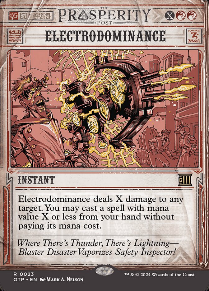 Electrodominance otp 23