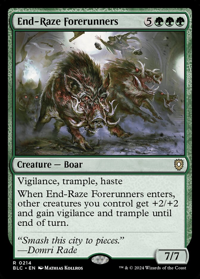 End-Raze Forerunners blc 214
