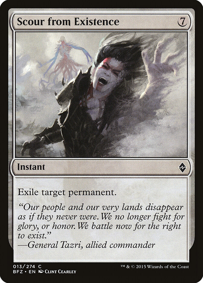 Scour from Existence bfz 13