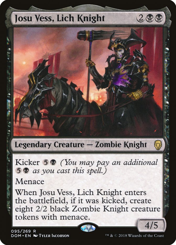 Josu Vess, Lich Knight - MTG Single Card | Moon MTG Josu Vess, Lich Knight - MTG Single Card | Moon MTG
