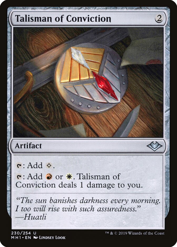 Talisman of Conviction mh1 230