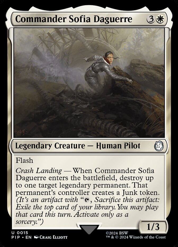 Commander Sofia Daguerre pip 15