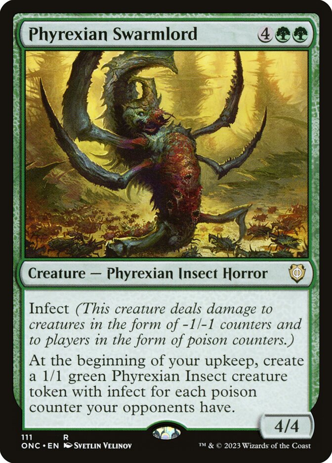 Phyrexian Swarmlord onc 111