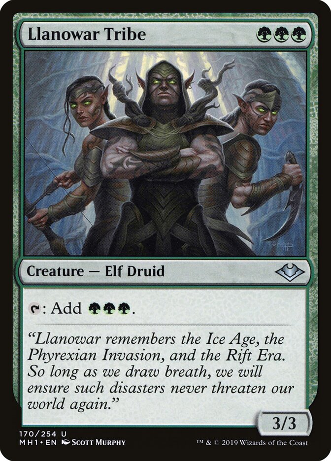 Llanowar Tribe mh1 170