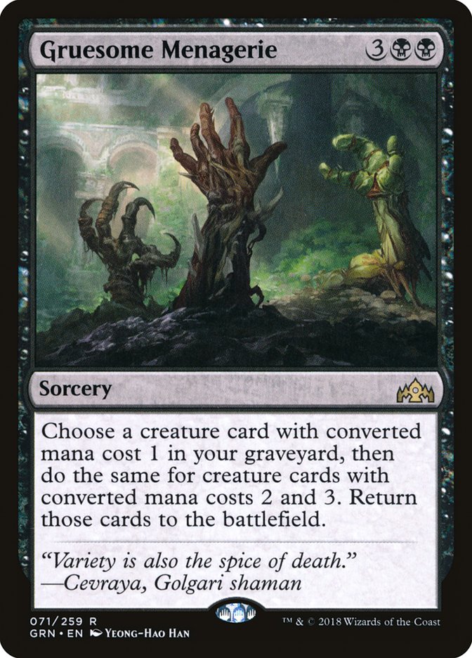 Gruesome Menagerie grn 71
