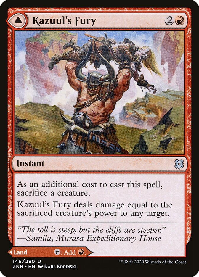 Kazuul's Fury // Kazuul's Cliffs znr 146