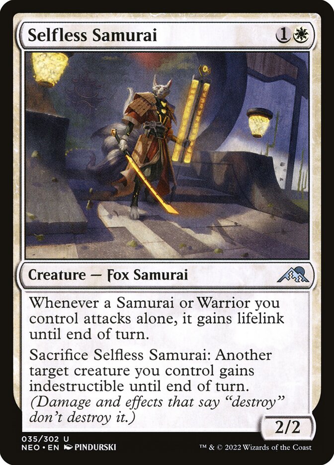Selfless Samurai neo 35