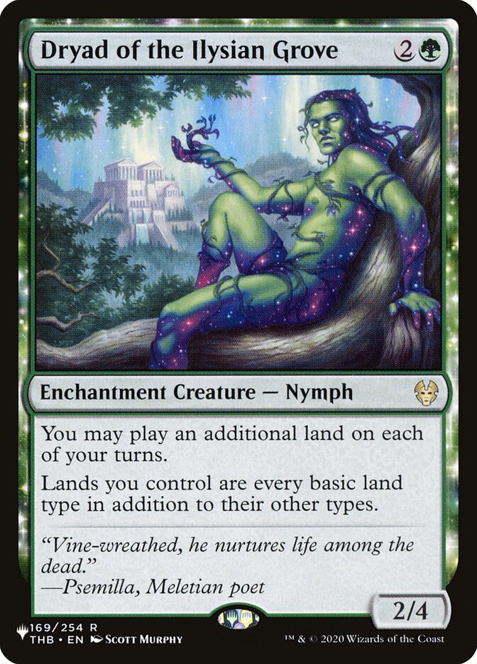 Dryad of the Ilysian Grove plst THB-169