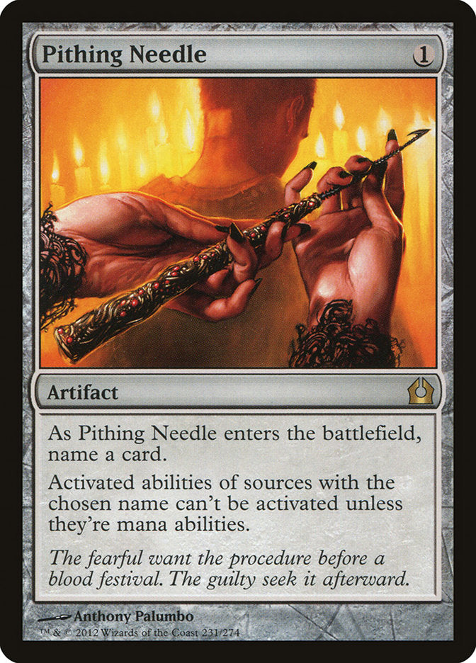 Pithing Needle rtr 231