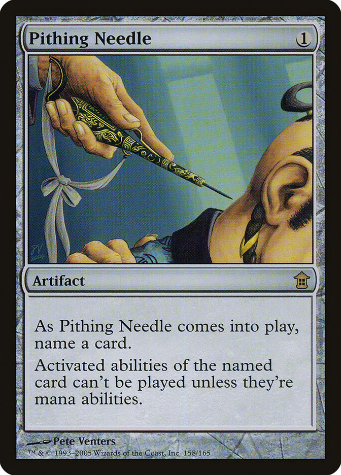Pithing Needle sok 158