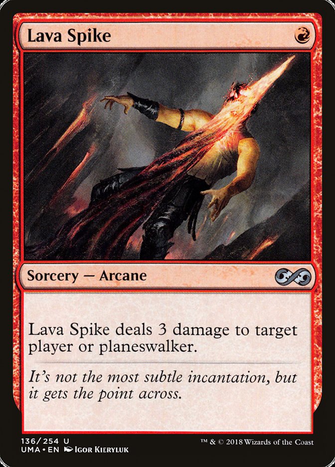 Lava Spike uma 136