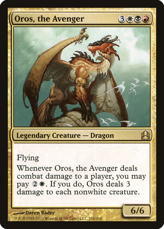 Oros, the Avenger cmd 216