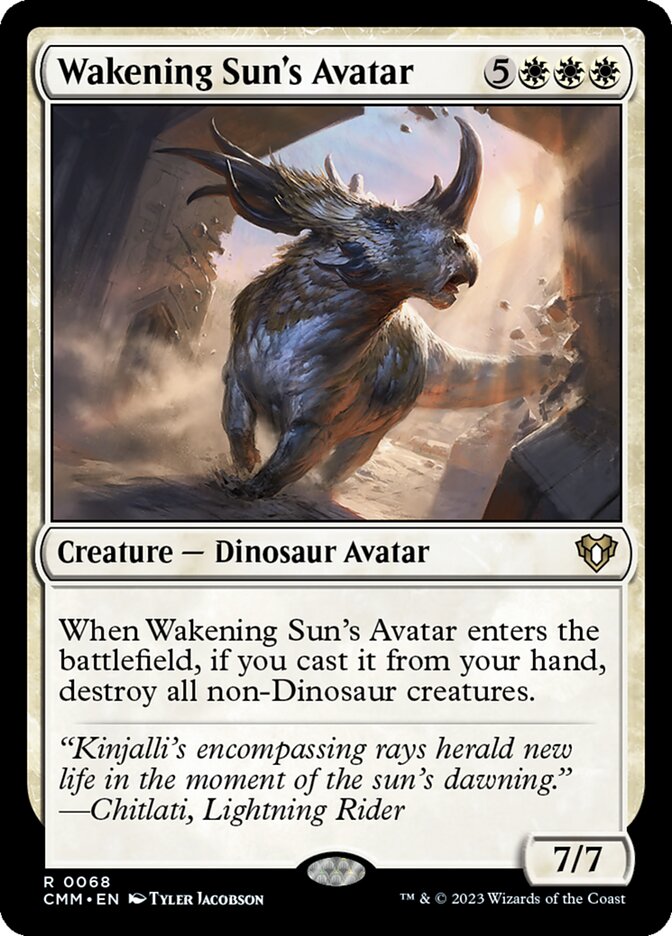 Wakening Sun's Avatar cmm 68