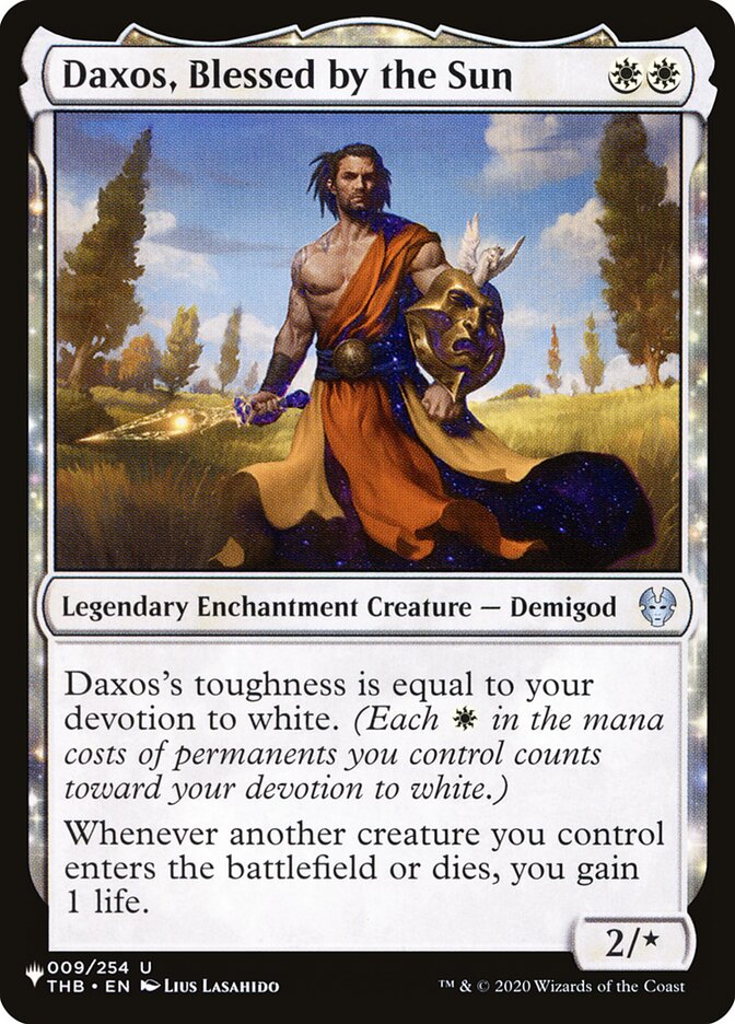 Daxos, Blessed by the Sun plst THB-9
