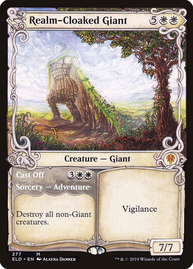 Realm-Cloaked Giant // Cast Off - MTG Single Card