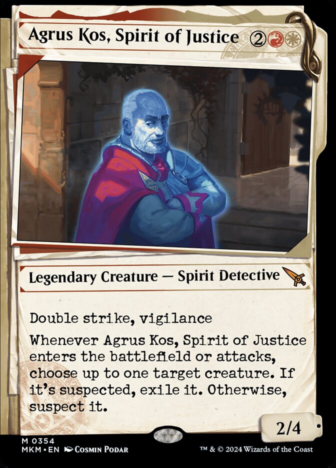 Agrus Kos, Spirit of Justice mkm 354