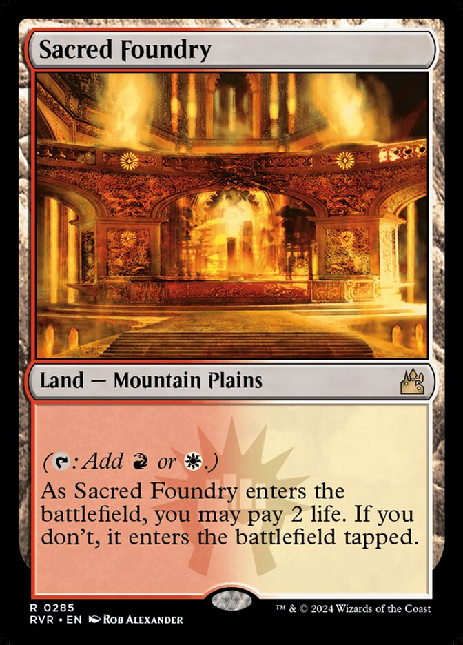 Sacred Foundry rvr 285