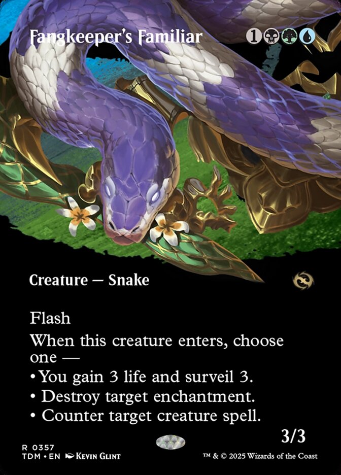 mtg familiar cards Fangkeeper's Familiar - MTG Single Card