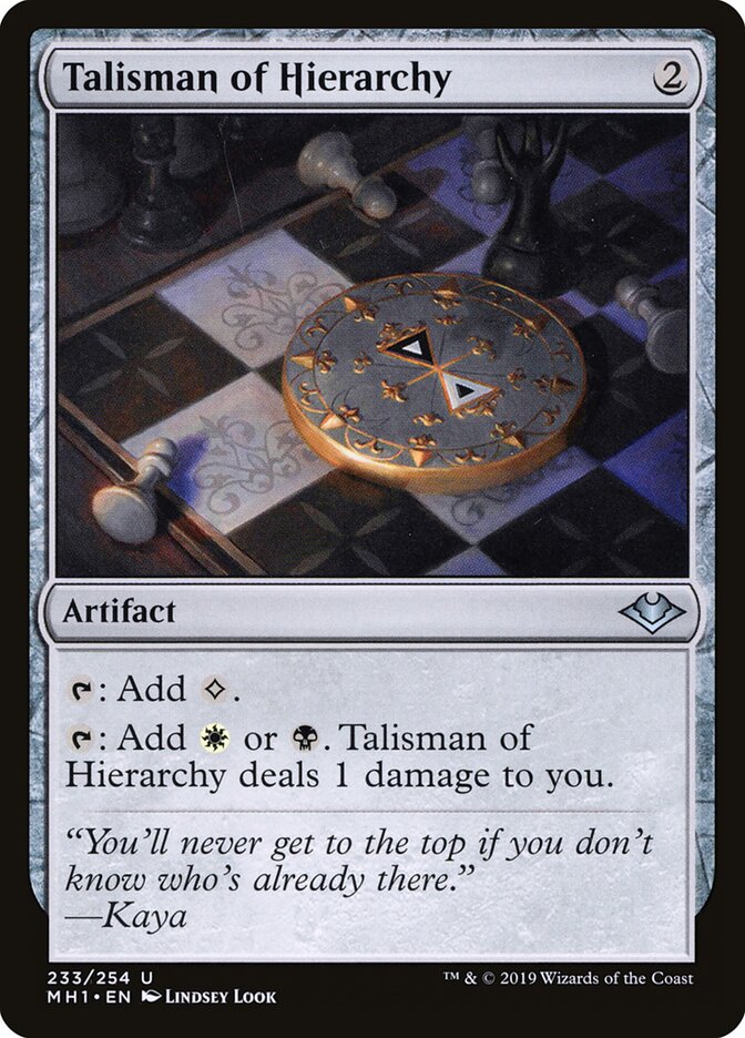 Talisman of Hierarchy mh1 233