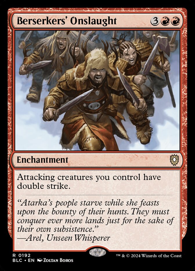 Berserkers' Onslaught blc 192