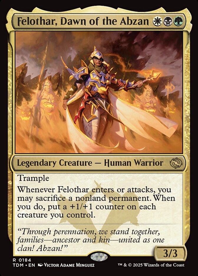 Felothar, Dawn of the Abzan tdm 184