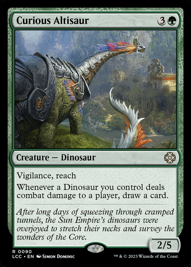 Curious Altisaur lcc 90