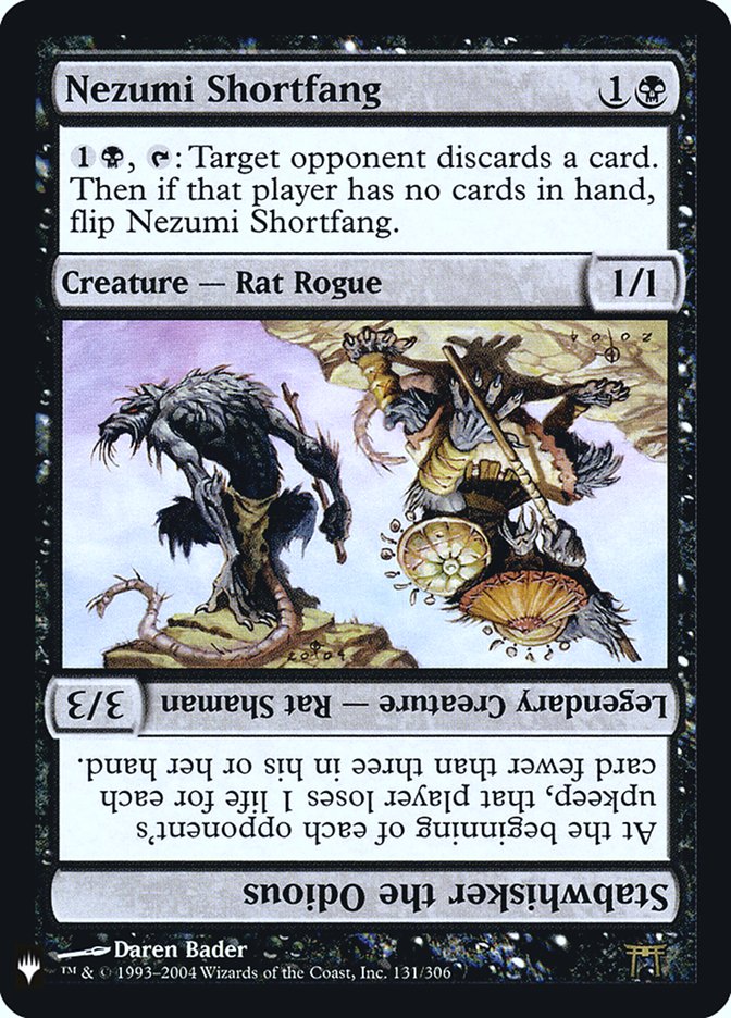 Nezumi Shortfang // Stabwhisker the Odious plst CHK-131