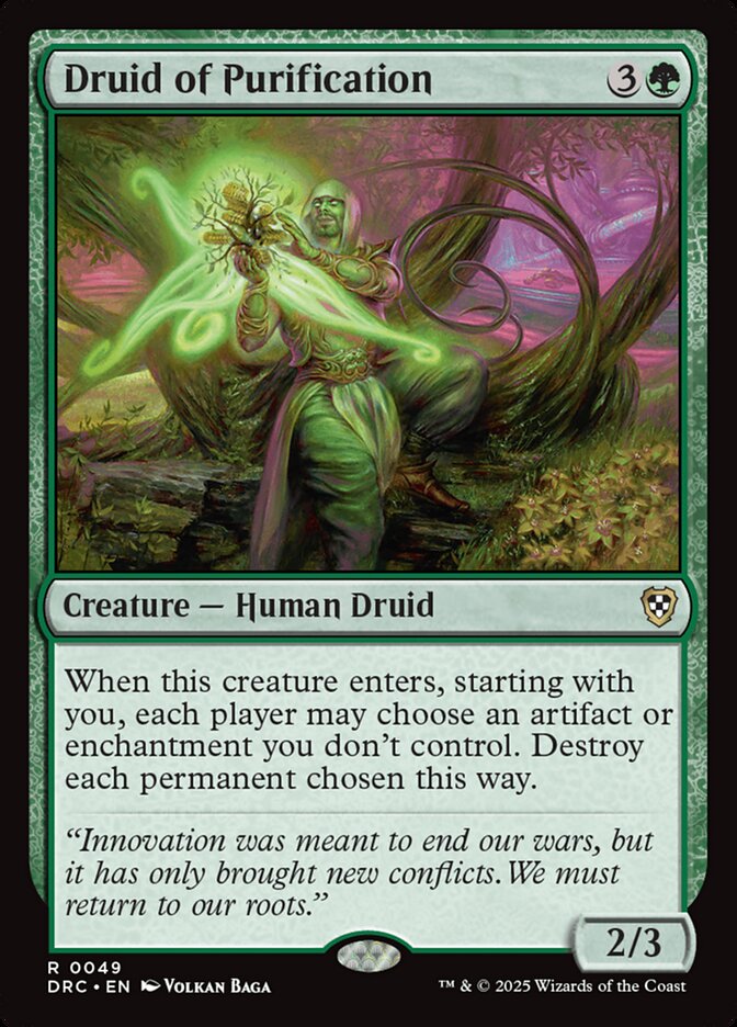 Druid of Purification drc 49