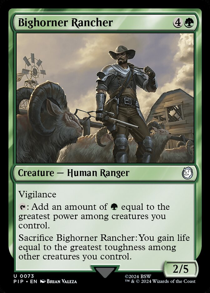 Bighorner Rancher pip 73
