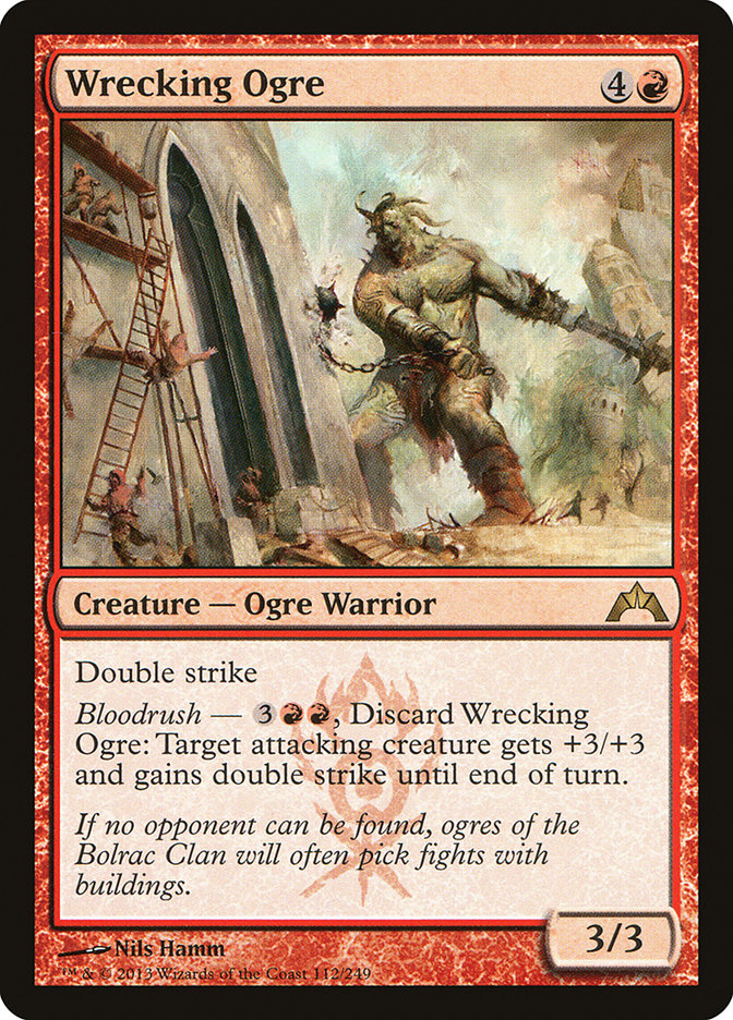 mtg ogre cards Wrecking Ogre – Moon MTG