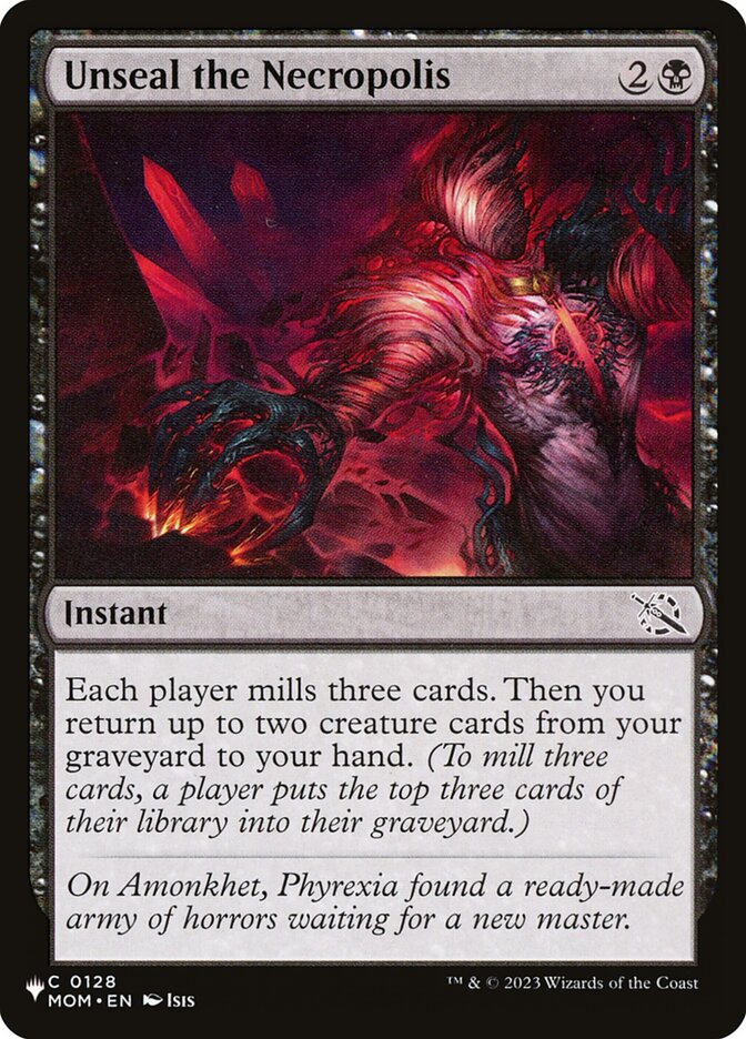 Unseal the Necropolis plst MOM-128