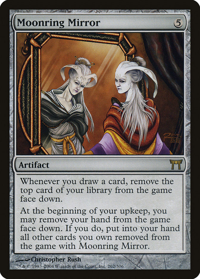 mirror card mtg Viral Magic: The Gathering Box from Kamigawa pack Search your library for a card How does the Mirror card
